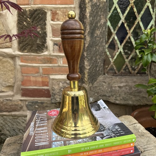 Large brass bell - large, dinner