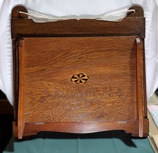 Vintage Wooden Hinged Newspaper Magazine Wall Rack