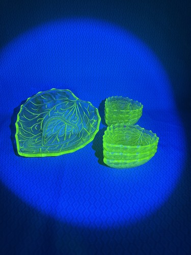 Vintage uranium bagley glass - vintage,