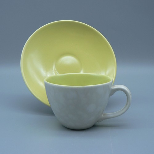 Poole pottery lime yellow - yellow, &