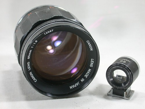 Vintage canon 85mm - 85mm, f1.8