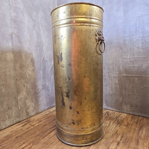 Vintage brass umbrella - vintage,
