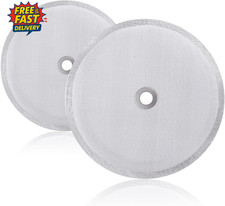 2 Pack French Press Replacement Cafetiere Filter Mesh Screen Reusable Coffee Fil