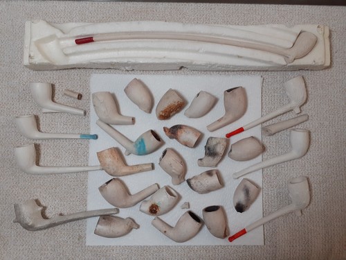 Clay pipes complete to - clay,
