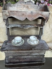 Miniature Welsh Dresser. Possible Apprentice Piece