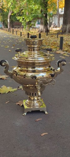 Wood fired samovar - samovar,, russian