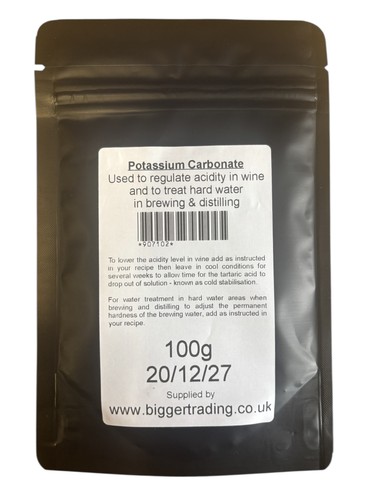 Potassium carbonate 100g - carbonate,