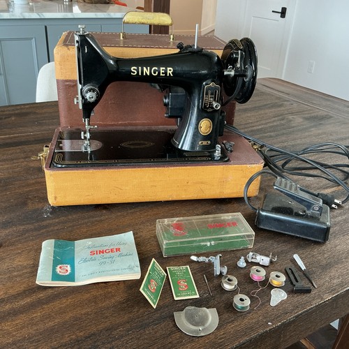 Vtg singer 99k electric sewing - singer,