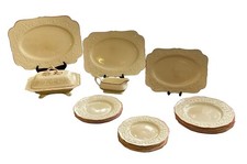 ART DECO CROWN DUCAL GAINSBOROUGH 21 PIECE DINNER SET SH118