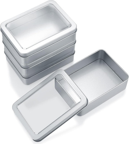 Storage box 4pcs metal tins - storage,