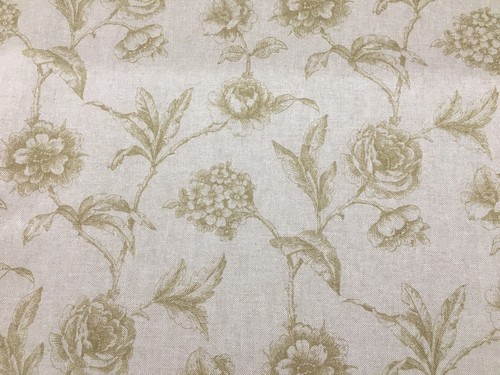 Provencal toile fabric ochre - fabric,