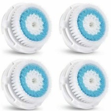 4 Pack Deep Pore Facial Cleansing Brush Heads for Clarisonic Mia 1, 2, 3 More