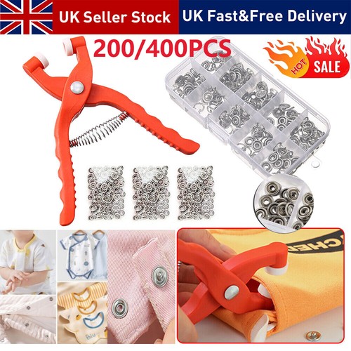 200 400pc snap fasteners - 200/400pc, kit