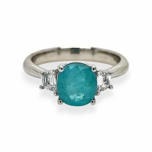 15ct vivid neon blue green - 2.15ct,