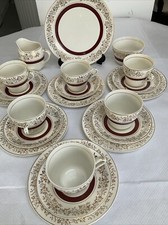 Midwinter Burslem England Fine Porcelon Tea Set Vintage For 6