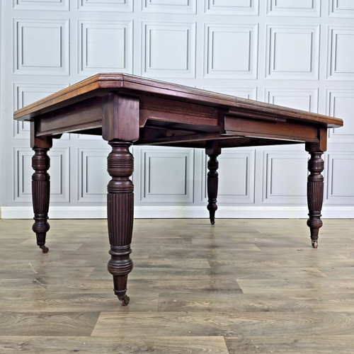 Antique extending dining table - extending,