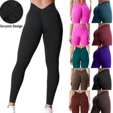 V Back Workout Leggings Women