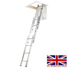 3 Section Aluminium Loft Access Ladder - Bargain prices & quick delivery