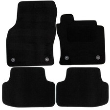 Fits Seat Leon Mk4 2020 onwards Tailored Carpet Car Mats Black 4pc Floor Set