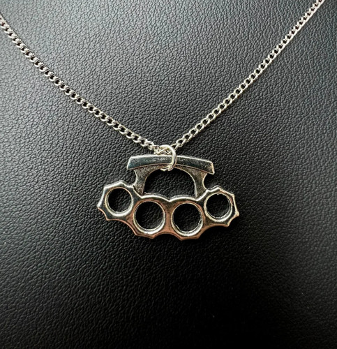 Antique knuckle duster brass - antique,