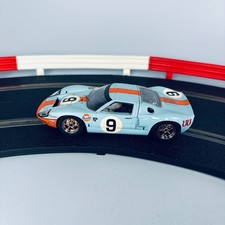 SCALEXTRIC FORD GT40 GULF LE MANS C2403 SLOT CAR RACING HORNBY