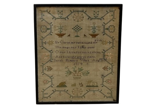 Needlework sampler - needlework,