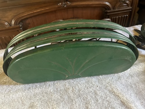 Vintage 1950s art deco bed - vintage,