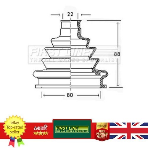 Joint boot kit - boot, 100