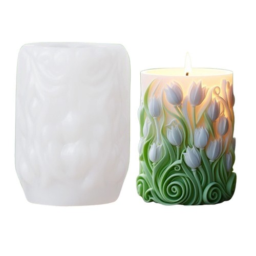 Silicone candle molds diy - silicone,
