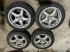 Fox Alloy Wheels 15” 4x100 Italy Racing Mazda MX5 Vauxhall Fiat Honda Et40 Tyres