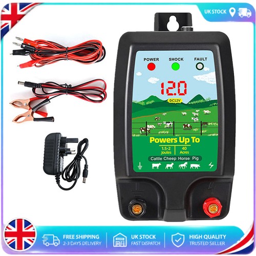 Electric fence energiser 12v - electric,