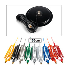 Long Springer aerial Tornado Stinger CB radio antenna and 5" mag mount 1.55m