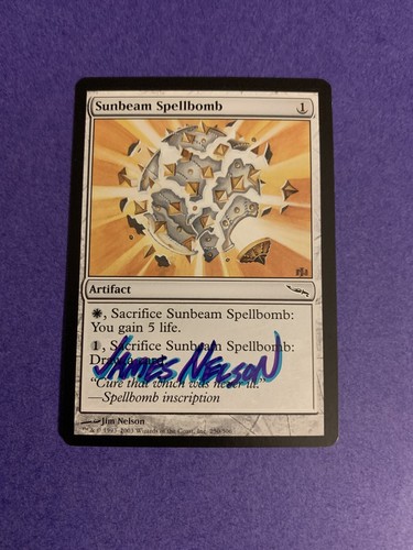 Mtg magic sunbeam spellbomb - sunbeam,