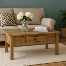 Coffee Table White Oak Rustic