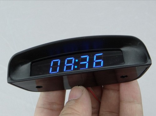 12v car clock voltmeter - 12v,