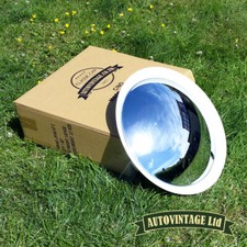 15" Wheel Trims Baby Moon CHROME-WHITE Hub Caps Full Covers Hubcaps SET OF 4