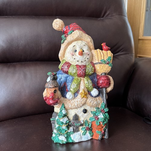 Light fiber optic - fiber, snowman