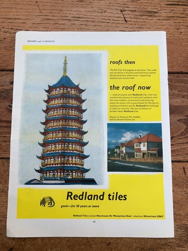 1955 large double sided - , advert