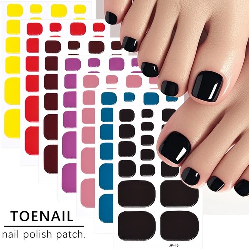 Toe nail art stickers solid - toe,