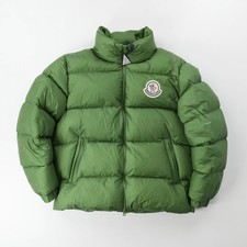 MONCLER Mens Citala Puffer Jacket Superlight Transparent Nylon Green S RRP 1495