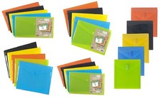 Eco Eco Stud Wallets 50% Recycled Popper Wallets Document Files Folders Storage