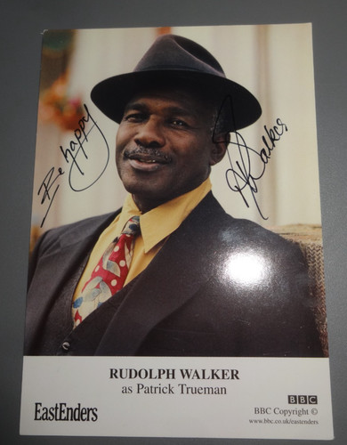 Eastenders signed cast card - cast,