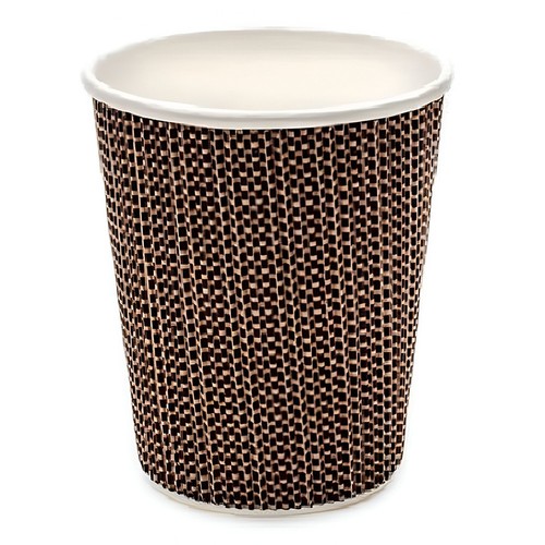 Ripple wall coffee paper cups - ripple,