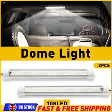 2x 108-LED Interior Bar Strip Lights Car Van Caravan Bus ON/OFF Switch 12V-24V