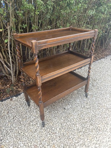 Vintage oak barley twist - oak,