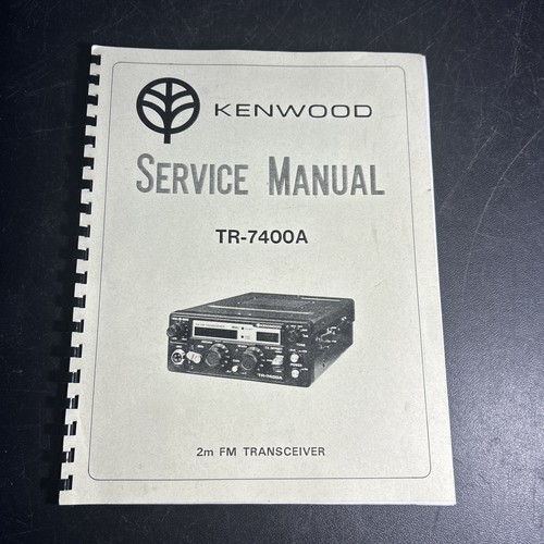 Kenwood 7400a service - tr-7400a,