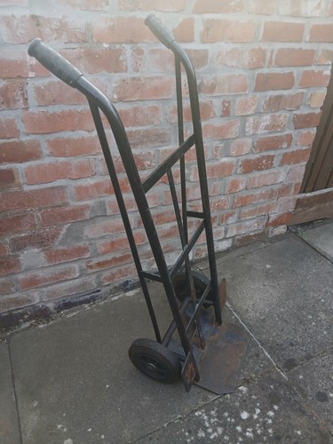 Vintage steel sack barrow - steel,