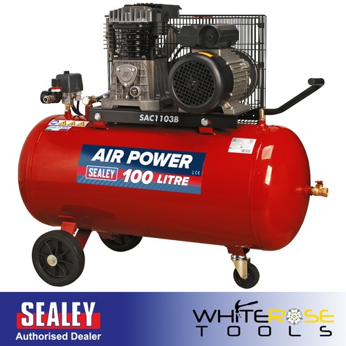 Sealey compressor 100l belt - sealey,