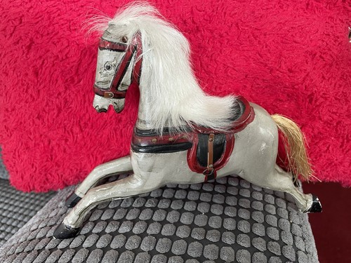 Rocking horse vintage wooden - vintage,