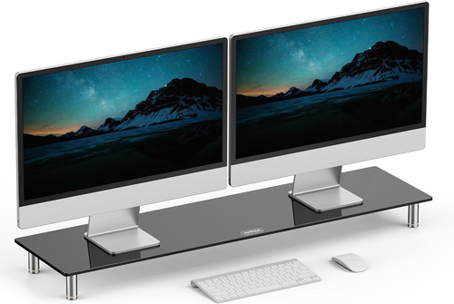 Vonhaus black glass monitor - vonhaus,